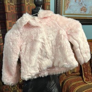 Pink Faux Fur Jacket